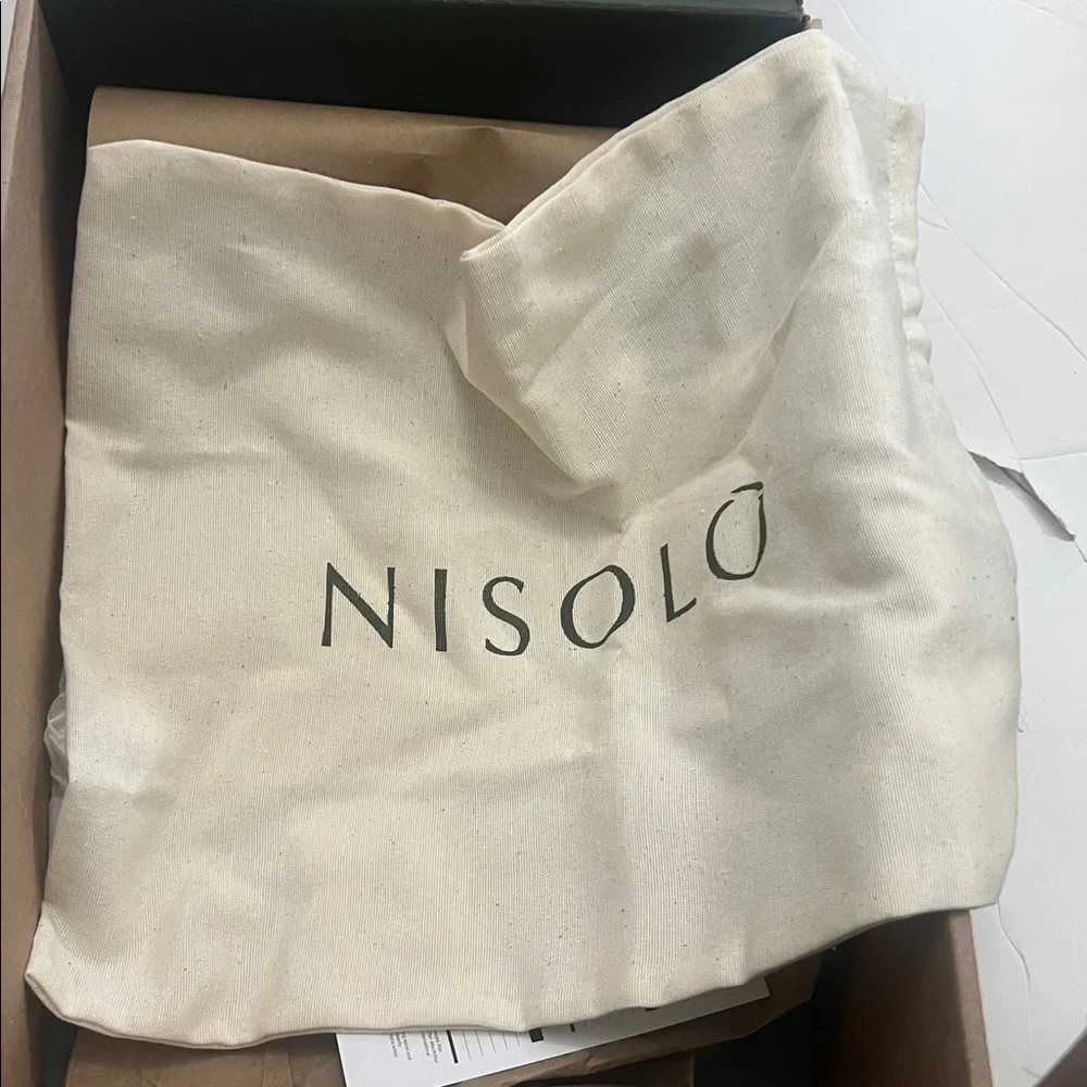 NISOLO ALL-WEATHER AMALIA TOBACO‎ COLOR LACEUP BOOTS SIZE 7.5 NIB